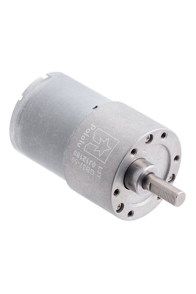Pololu metal electric motor 12V, 50:1, 37Dx54L, helical pinion