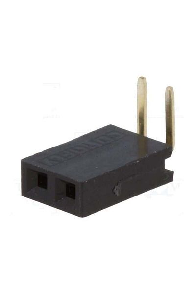 TME 2-pin female angled bar