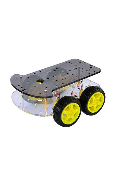 ROBOFUN Double chassis with 4 wheels