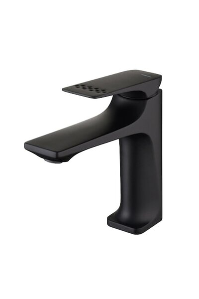 BiXXBi Baterie lavoar Bath X - Cupru, Cartuș ceramic, Aerator Newport, Negru