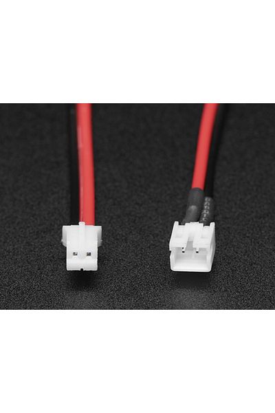 Adafruit Cablu prelungitor sertizat JST cu 2 pini și întrerupător ON/OFF - JST PH2