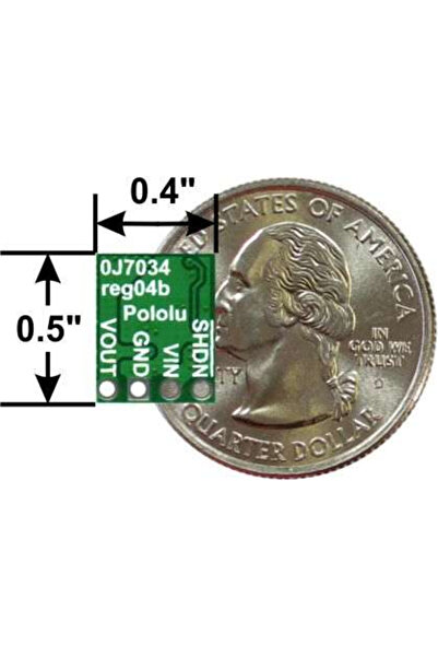 Pololu Step-down regulator of 3.3V and 600mAh Pololu D36V6F3
