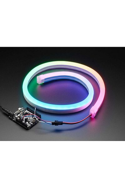 Adafruit NeoPixel RGB LED strip in silicone tube