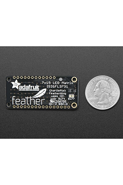 Adafruit 15x7 LED Matrix for Feather Platforms - Red