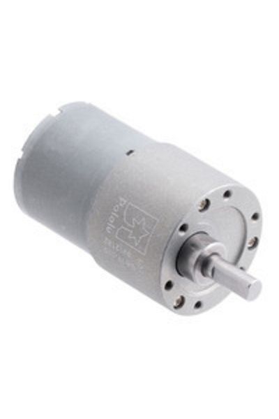 Pololu metal electric motor 12V, 100:1, 37Dx57L, helical pinion