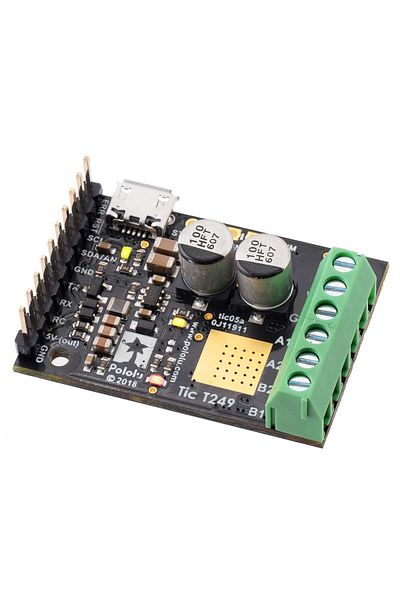 Pololu Tic T249 USB multi-interface stepper motor driver