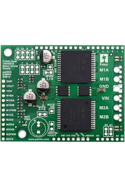 Pololu VNH5019 Shield Arduino Dual Motor Driver