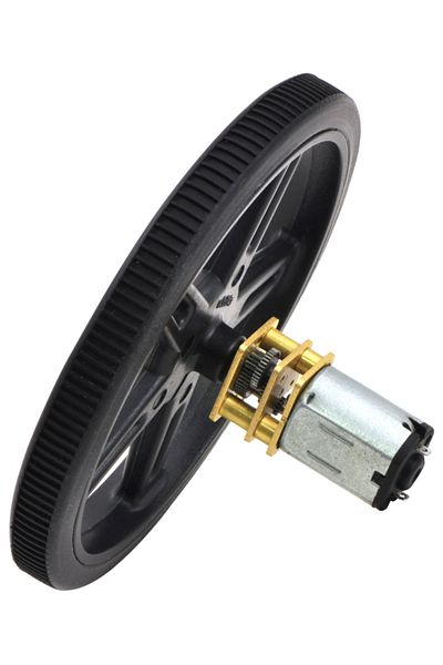 Pololu micro metal electric motor 50:1 HPCB 6V with extended shaft