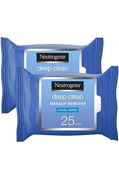 Neutrogena Deep Clean Makeup Remover, Pack of 2x25 Wipes