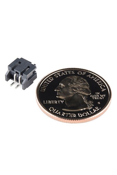Sparkfun JST Right Angle Connector - SMD 2 Pin - Black
