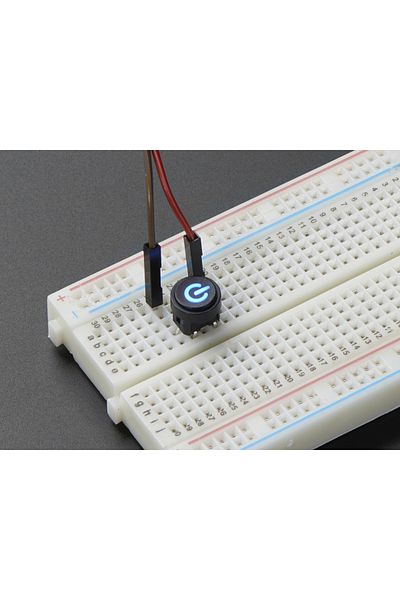 Adafruit Mini Momentary Pushbutton - Blue