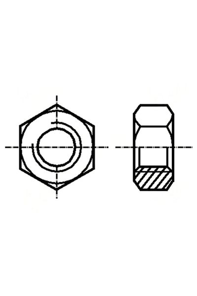 TME Steel nut set 2.5mm M2.5 - 10 pieces