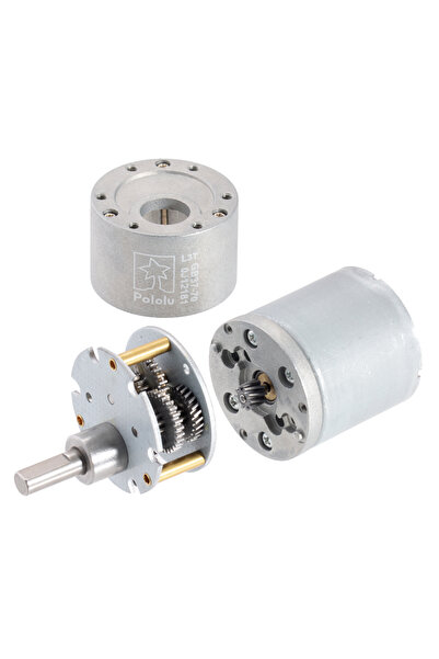 Pololu metal electric motor, 70:1, 37Dx54L, 12V, helical gear