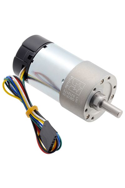 Pololu metallic electric motor 24V, 30:1, 37Dx68L, helical pinion, encoder