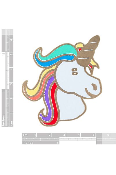 Sparkfun Unigeek - unicorn badge adhesive kit
