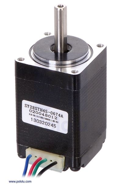 Pololu Bipolar stepper motor, 200 steps, 4.5V, 0.67 A/phase