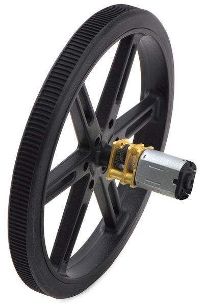 Pololu micro metal electric motor 50:1 HPCB 6V with extended shaft