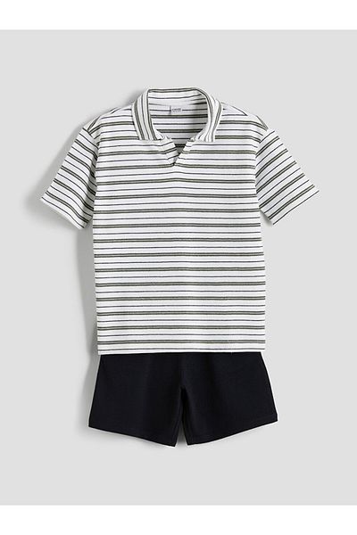 LC Waikiki Polo Neck Boys T-Shirt and Shorts
