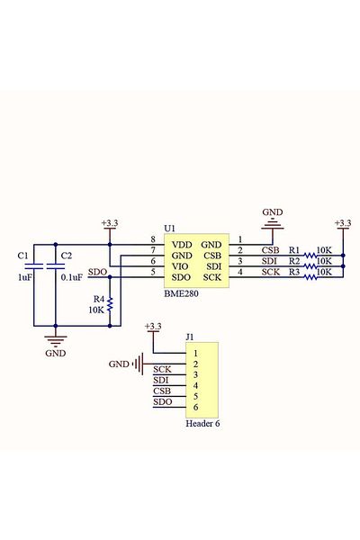 ROBOFUN ME-BME280 atmospheric pressure/altimeter sensor module