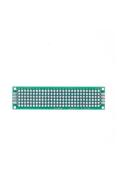 ROBOFUN Universal prototyping board, double-sided, 2x8cm