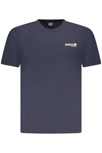 Norway Men's Cotton T-shirt With Text Logo, Regular Fit