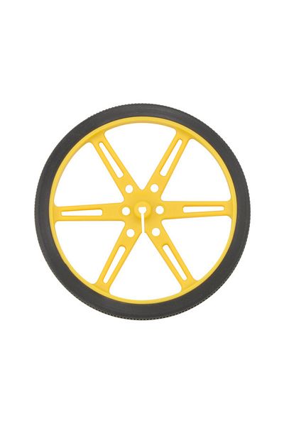 Pololu wheels 80×10mm yellow