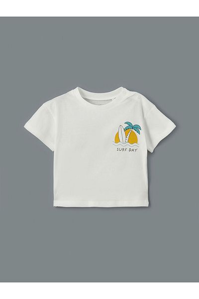 LC Waikiki Printed Baby Boy T-Shirt and Shorts 2-Pack