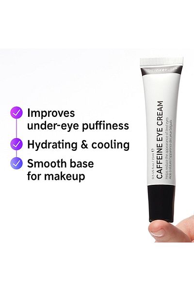 THE INKEY LIST Inkey List Caffeine Eye Cream - Reduces Fine Lines, Dark Circles & Under-Eye Puffiness, 15ml