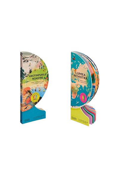 Editura Katartis Encyclopedias, Set of 2 globe books, Our Planet