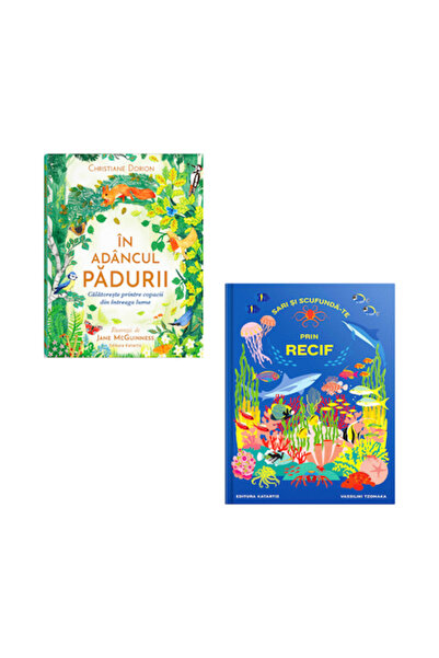 Editura Katartis Enciclopedii, Set 2 carti, Din padure in ocean
