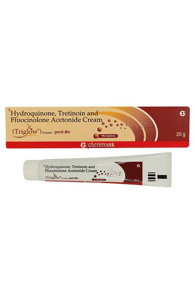 GLENMARK Cremă Triglow, tratament profesional pentru melasma cu hidrochinonă și tretinoină, 25g