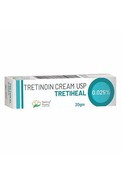 Healing Pharma Anti-Ridness Cream, Healing Pharma, TretiHeal, Anti-Acne, Tretinoin 0.025%, 20gr