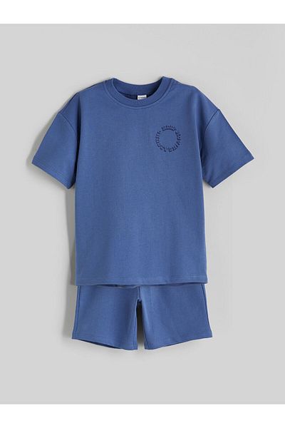 LC Waikiki Printed Boys' T-Shirt and Shorts 2-Pack