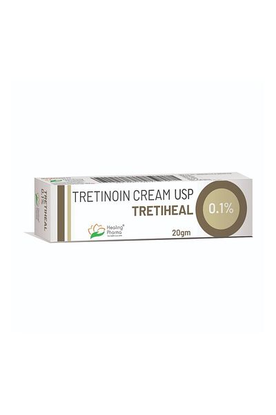 Healing Pharma Anti-Ridness Cream, Healing Pharma, TretiHeal, Anti-Acne, Tretinoin 0.1%, 20gr