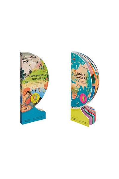 Editura Katartis Encyclopedias, Set of 2 globe books, Our Planet