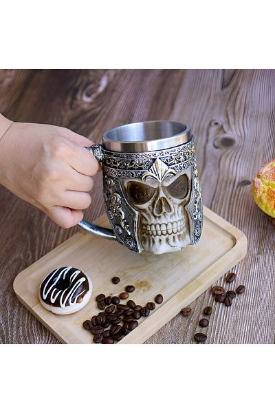 Wolawood Special Production 3D Dimensional Stainless Steel Inner Mug Cup Vip Design Water Coffee Tea Decorative Gift