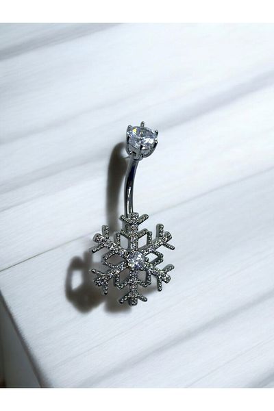 Takayrum Steel Snowflake Navel Piercing