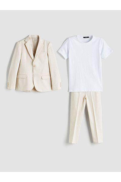 LC Waikiki Linen Blend Boy's Suit