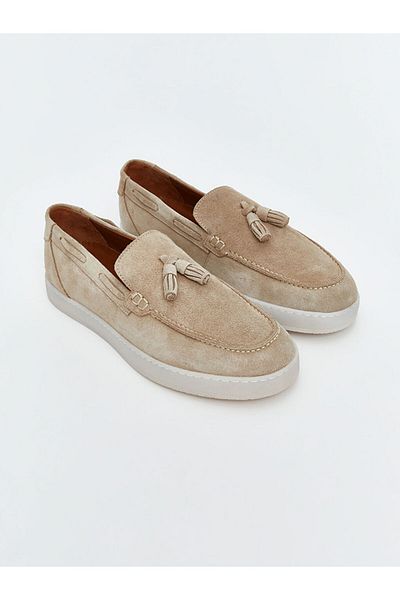 LC Waikiki Koor Beige Tassel Detailed Men's Laofer
