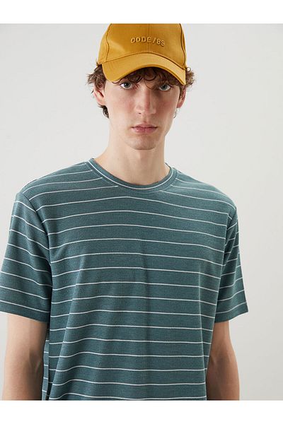 LC Waikiki Crew Neck Striped Men's T-Shirt