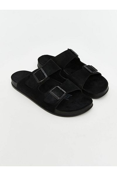 LC Waikiki Suede Look Men's Slippers