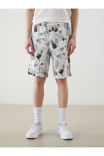 LC Waikiki New Season Standard Fit Printed Men's Sort - S5Il24Z8
