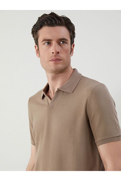 LC Waikiki Resort Collar Short Sleeve Men's T-Shirt