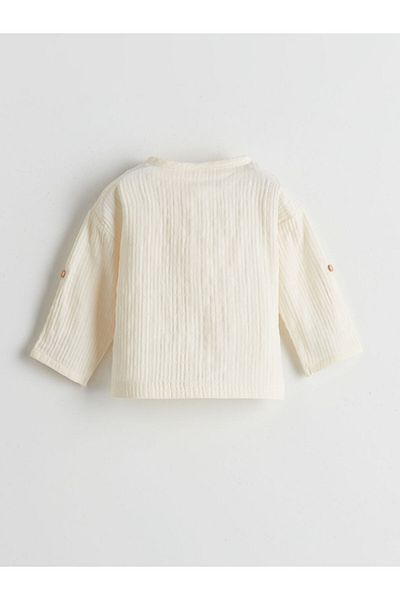 LC Waikiki Button Collar Cotton Baby Boy T-Shirt