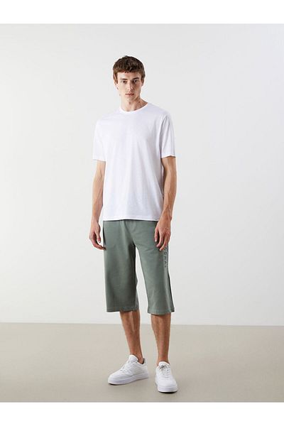 LC Waikiki Green Standard Fit Men's Shorts