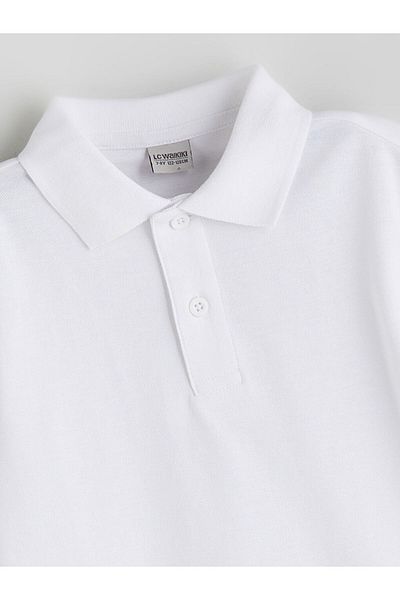 LC Waikiki Polo Neck Short Sleeve Basic Boys' T-Shirt