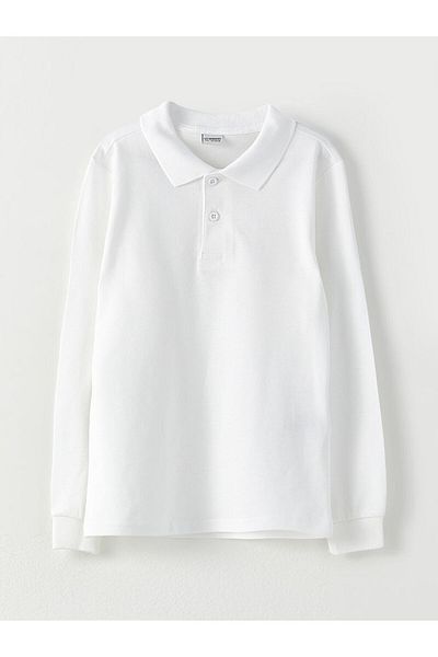 LC Waikiki Polo Collar Basic Boy's T-Shirt 2-Piece