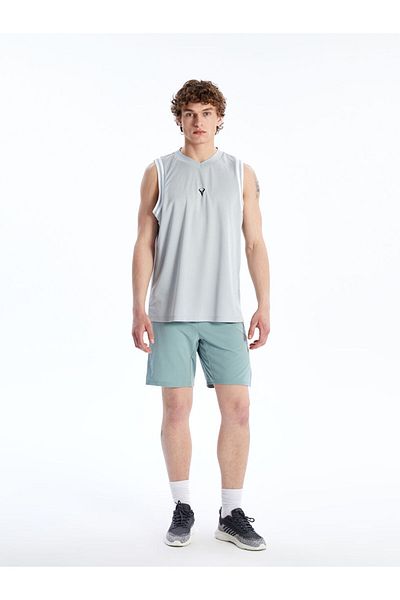 LC Waikiki New Season Crew Neck Printed Men's Sleeveless T-Shirt - S5I513Z8