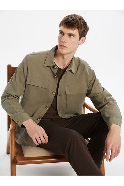 LC Waikiki Comfortable Fit Long Sleeve Men's Shirt Jacket