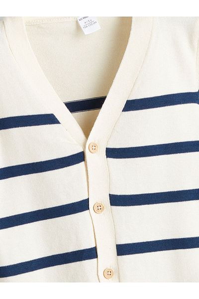 LC Waikiki V-Neck Boy's Knitwear Cardigan